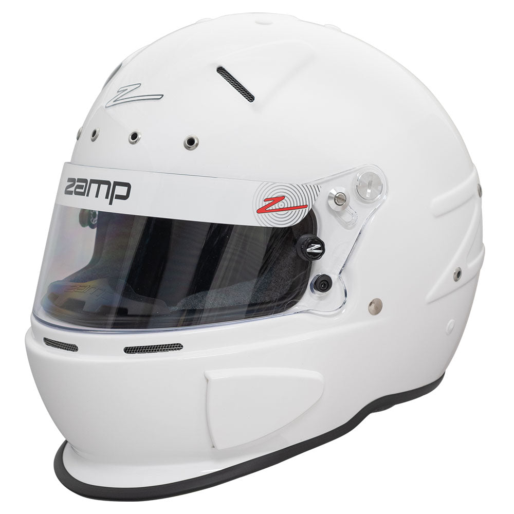 Zamp RZ-70E Switch SNELL SA2020/ FIA8859-2015 Helmet Z20 Series Shield  Gloss White Large