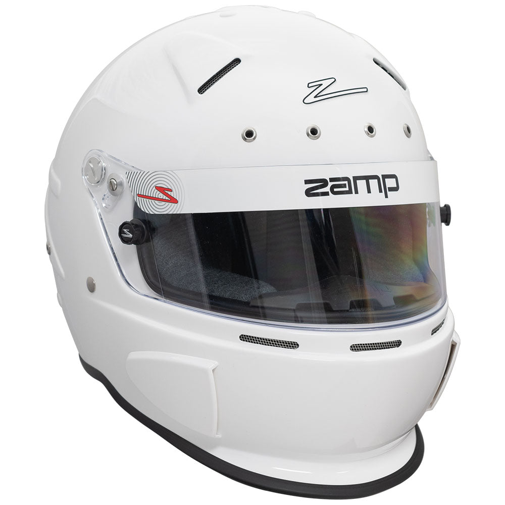 Zamp RZ-70E Switch SNELL SA2020/ FIA8859-2015 Helmet Z20 Series Shield  Gloss White Large